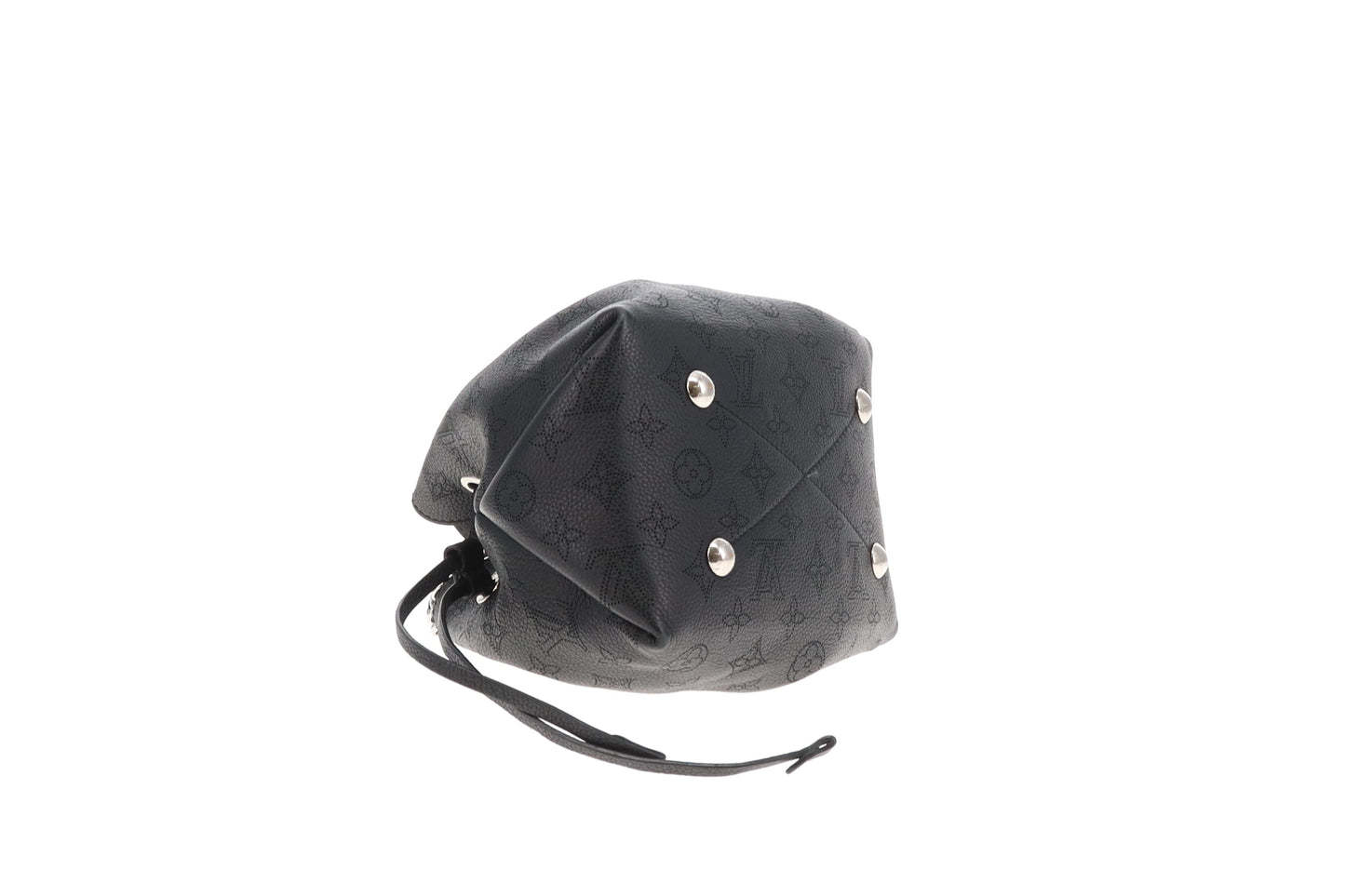 Louis Vuitton Bella Bucket Bag Black Mahina (NFID)