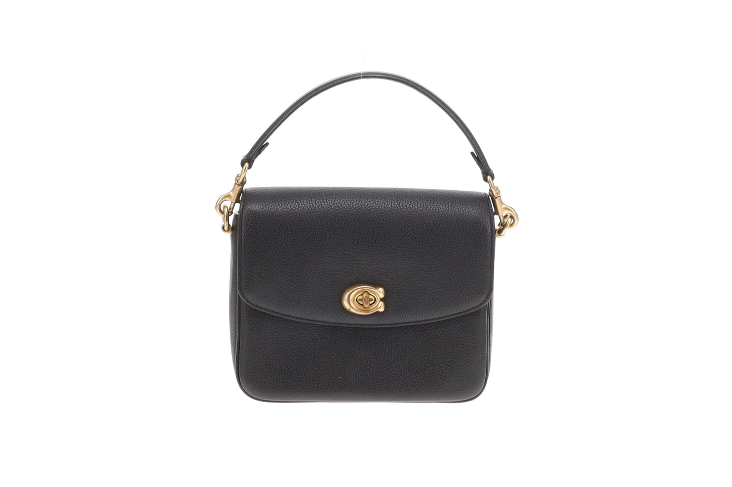 Coach Cassie 19 Black with Strap and Top Handle