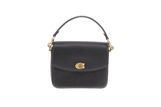 Coach Cassie 19 Black with Strap and Top Handle