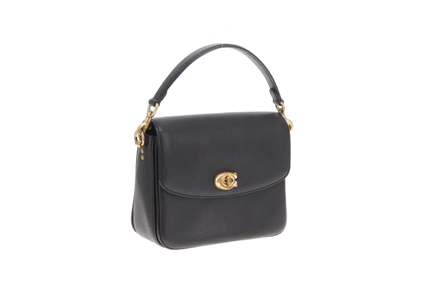 Coach Cassie 19 Black with Strap and Top Handle