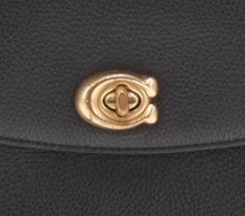 Coach Cassie 19 Black with Strap and Top Handle