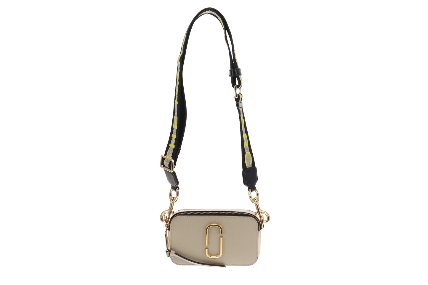 Marc Jacobs Grey/Pale Pink and Logo Strap Snapshot