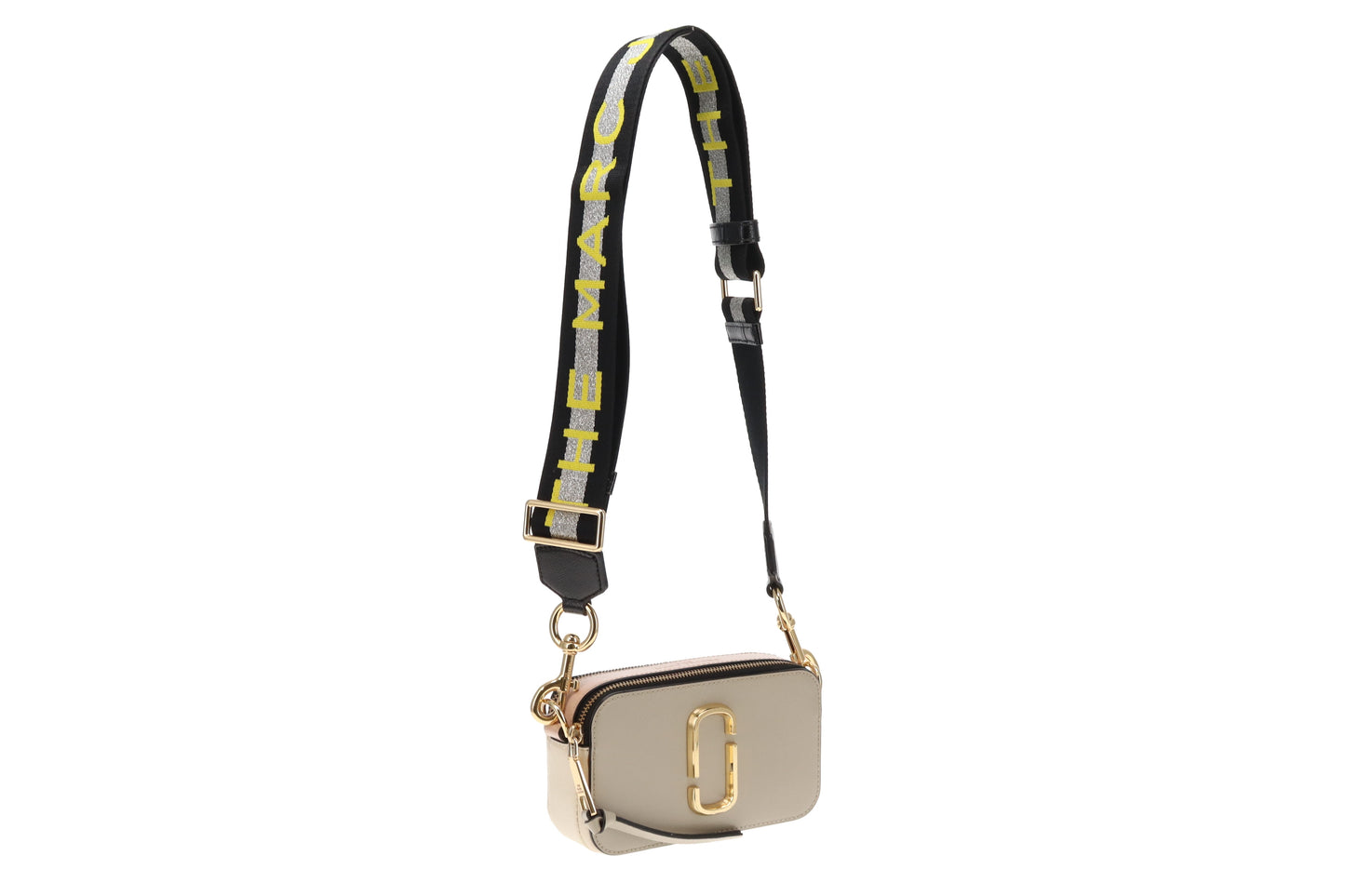 Marc Jacobs Grey/Pale Pink and Logo Strap Snapshot