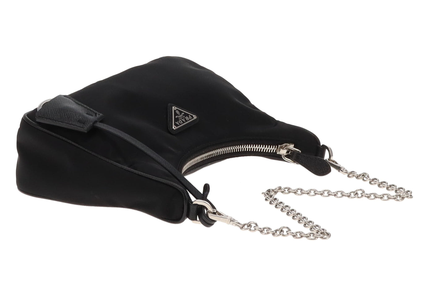 Prada Black Nylon Re-Edition 2005 Crossbody Bag