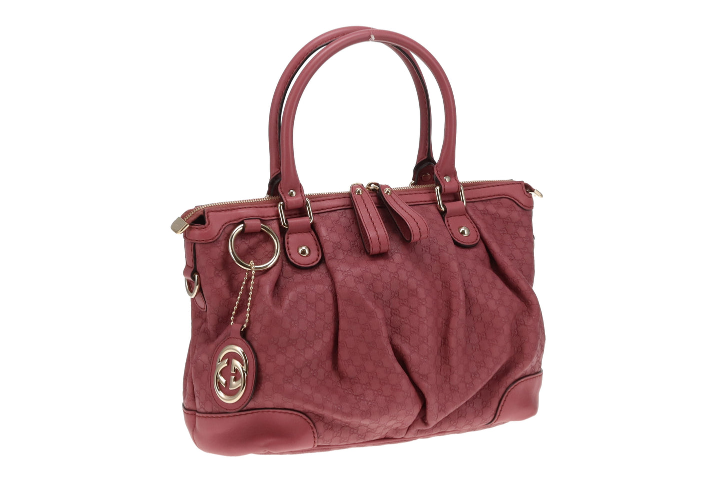 Gucci Pink Microguccissima 2 Way Sukey Tote