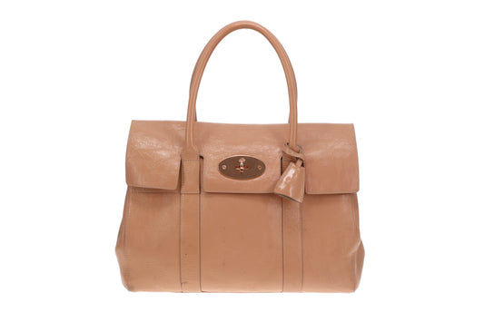 Mulberry Bayswater Patent and Rose Gold HW
