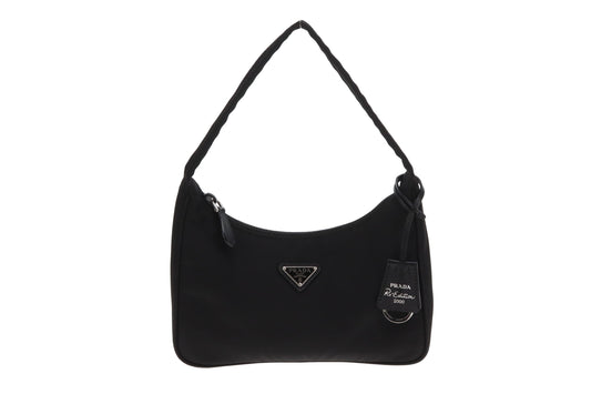 Prada Re-Edition 2000 Black Nylon Mini Bag