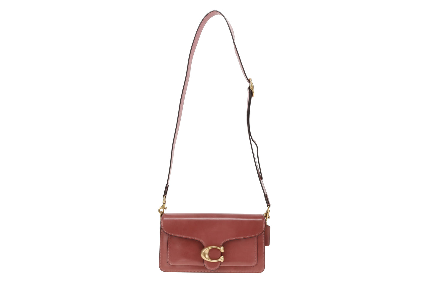 Coach Tabby 26 Peony Spazzolato leather GHW (intentionally distressed)