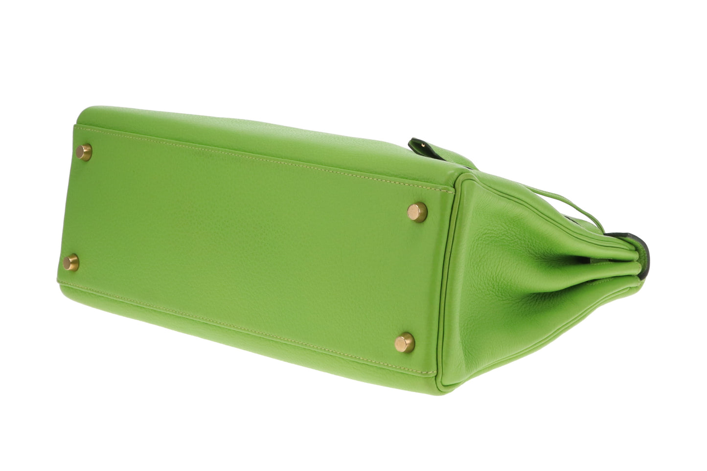 Hermes Kelly 32 Apple Green Togo 2002 Gold Hardware