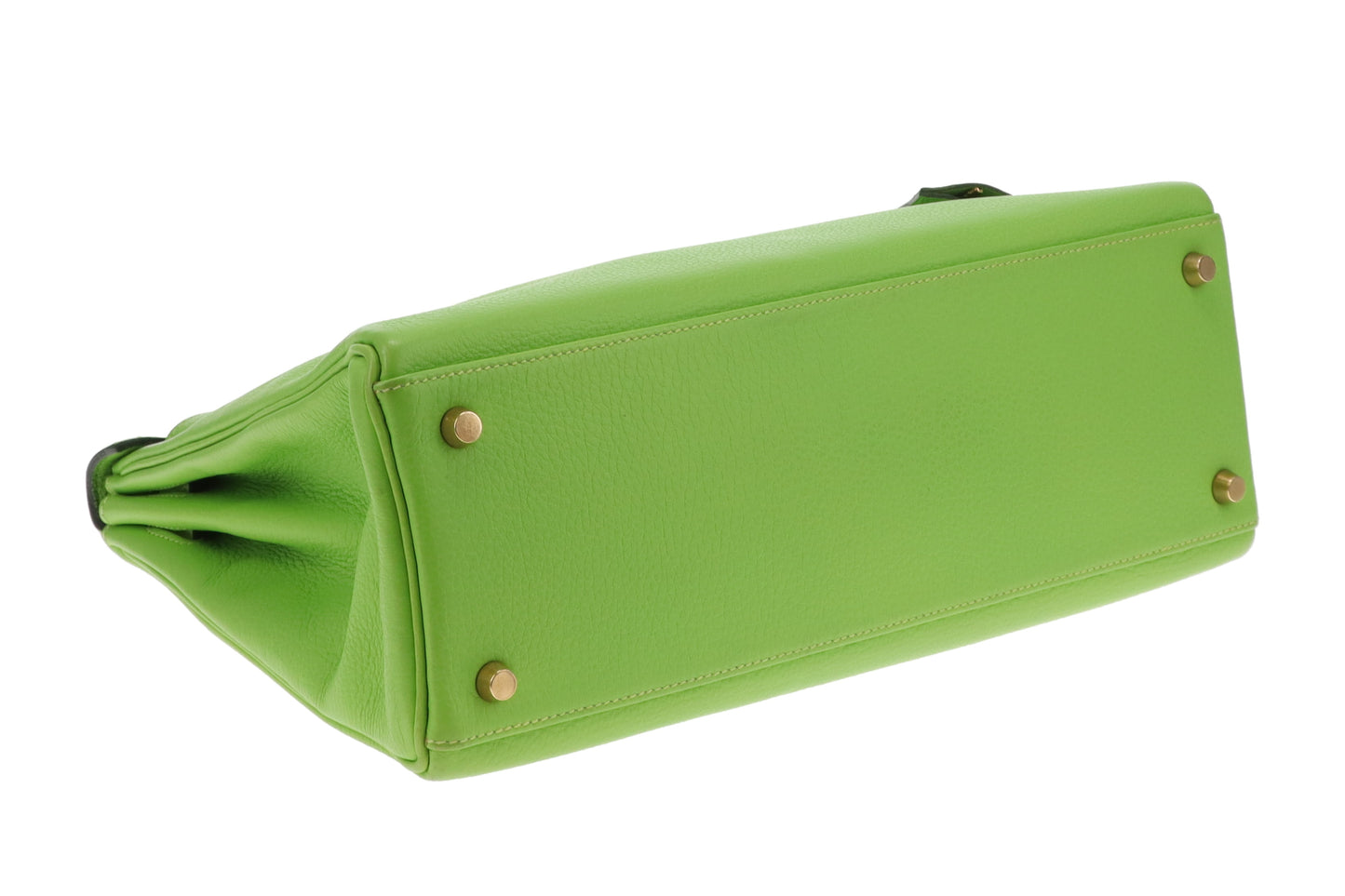 Hermes Kelly 32 Apple Green Togo 2002 Gold Hardware