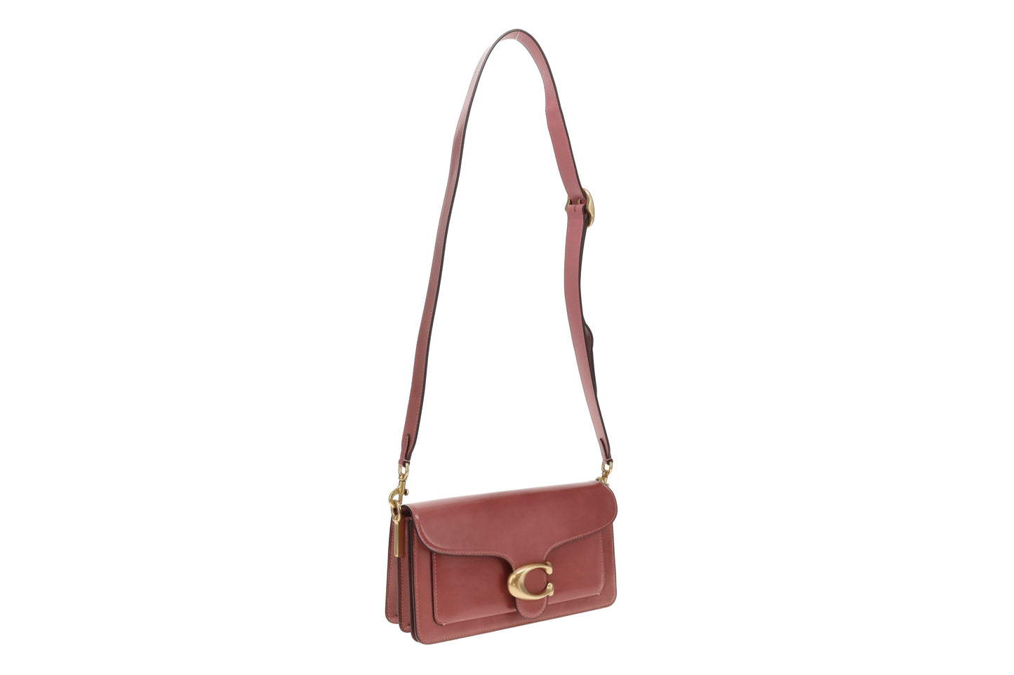 Coach Tabby 26 Peony Spazzolato leather GHW (intentionally distressed)