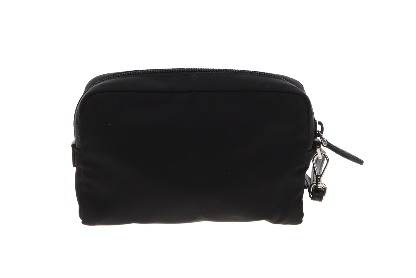 Prada Wristlet Black Nylon and Saffiano