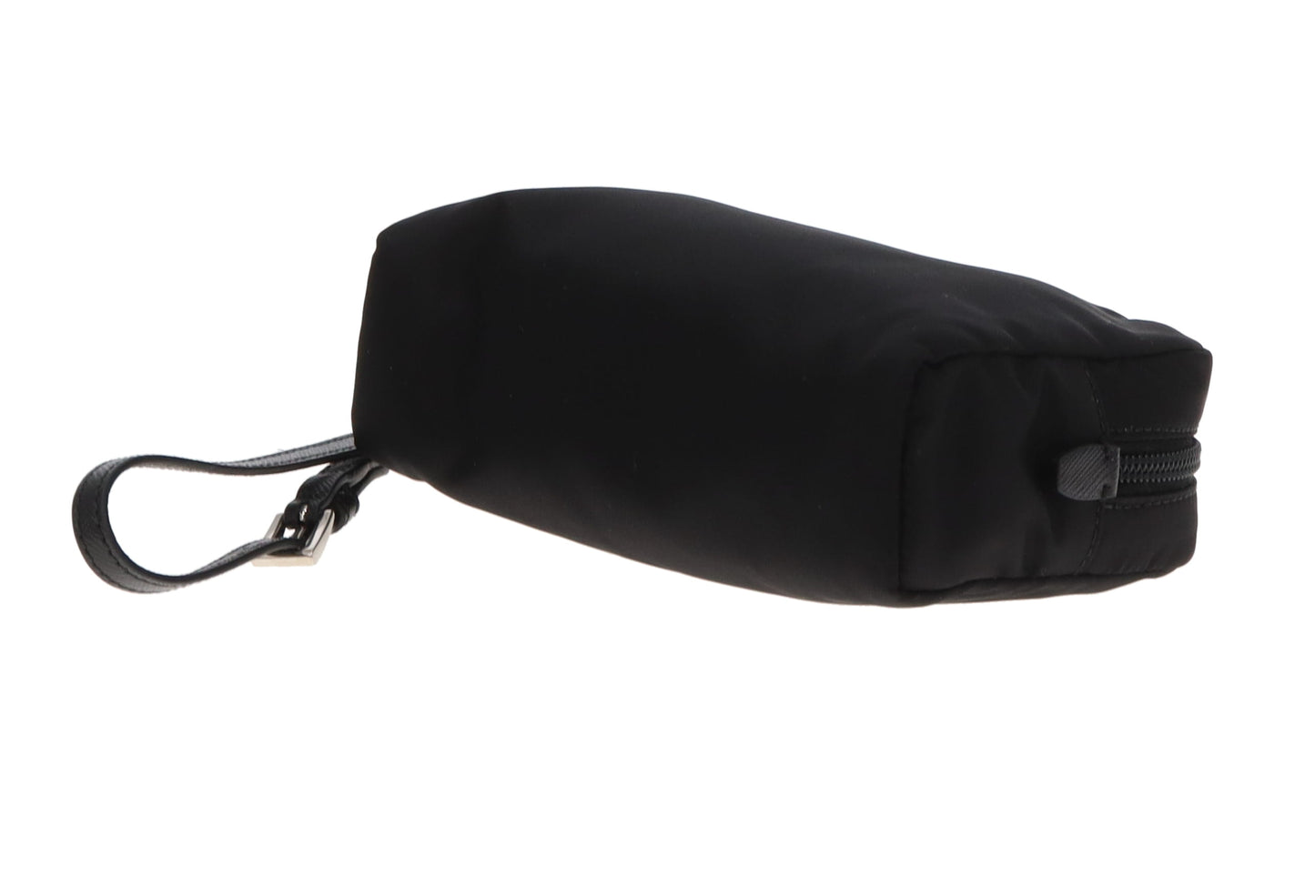 Prada Wristlet Black Nylon and Saffiano