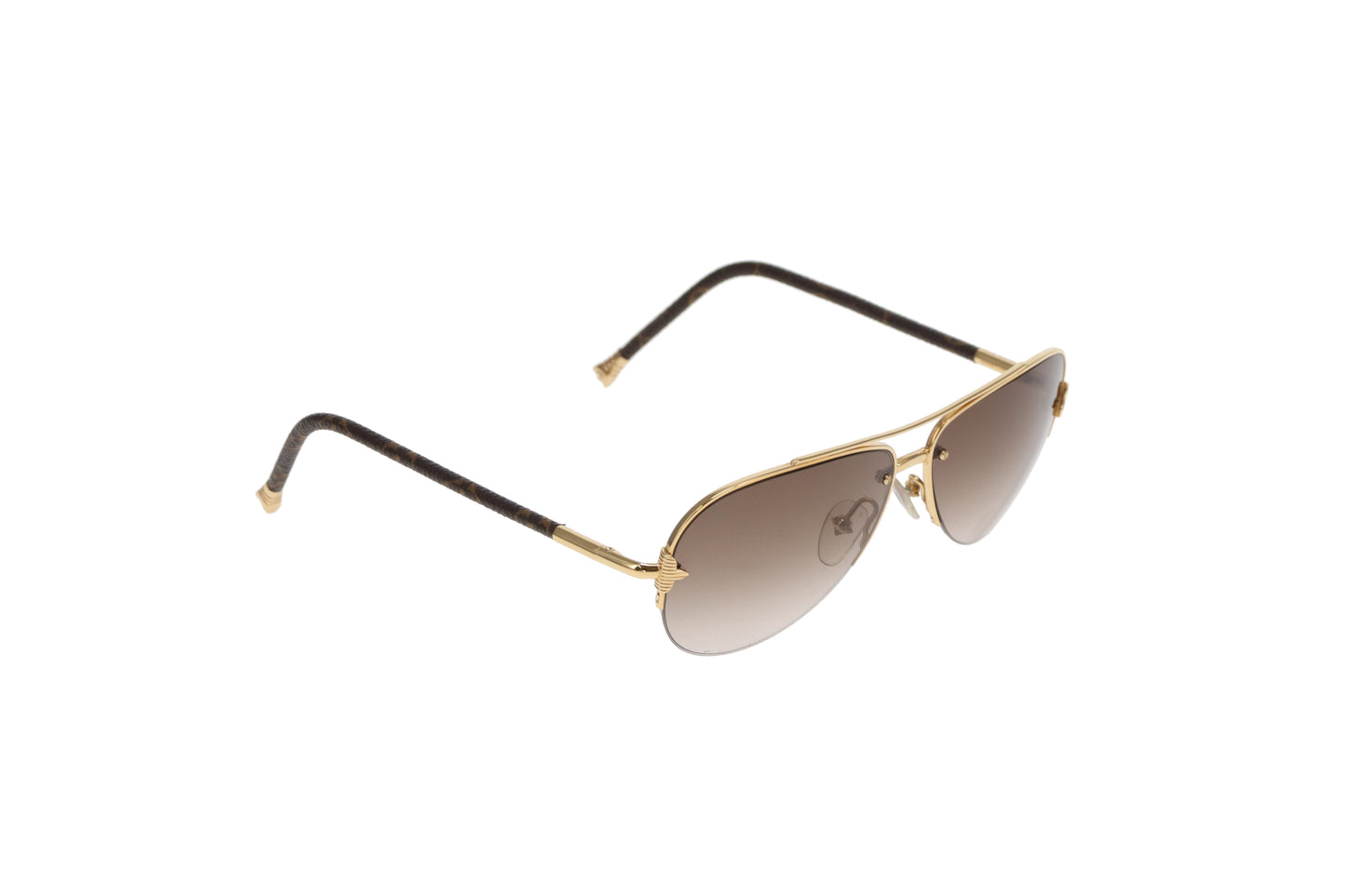 Louis Vuitton Petite Viola Pilote Aviator Sunglasses Z0571U