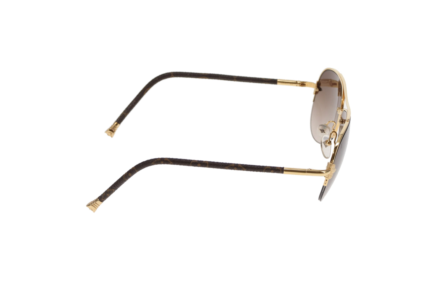 Louis Vuitton Petite Viola Pilote Aviator Sunglasses Z0571U