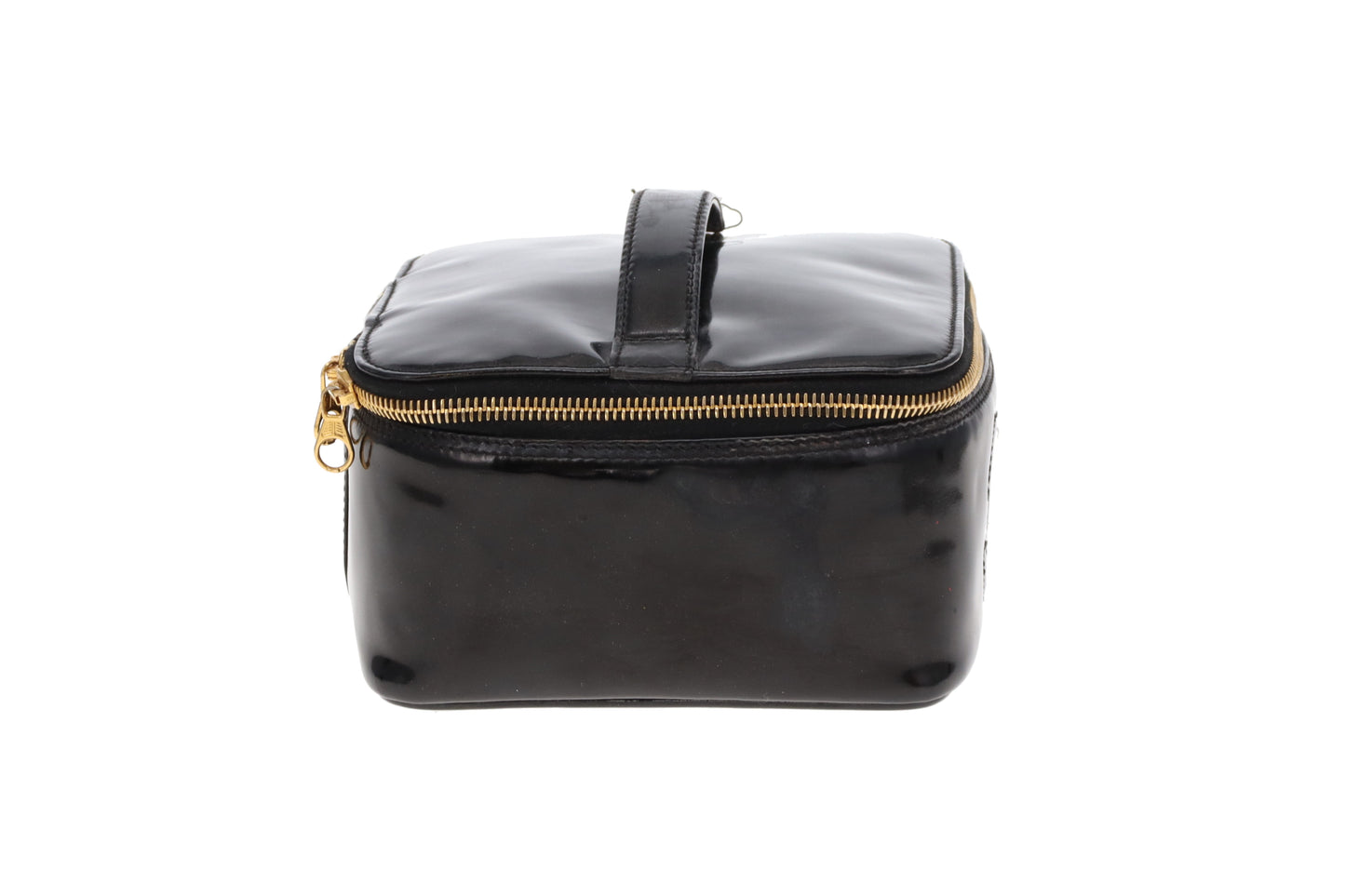 Chanel Vanity Flat Bag Black Patent 1997/99