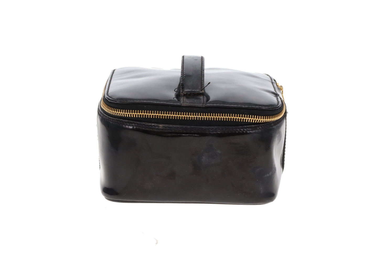 Chanel Vanity Flat Bag Black Patent 1997/99