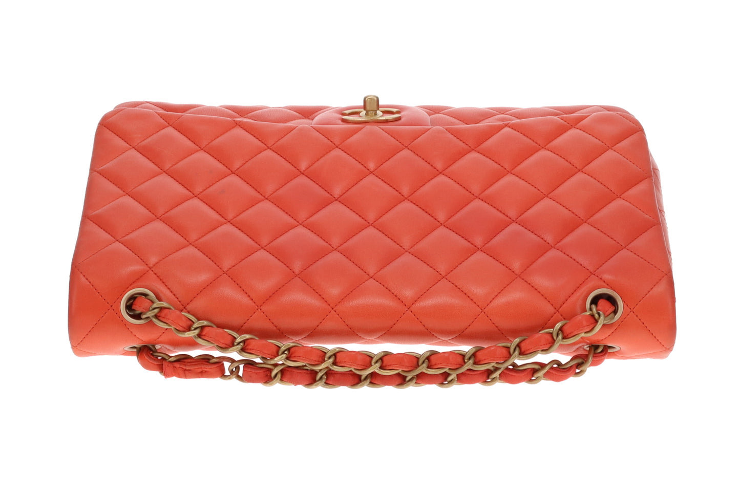 Chanel Classic Maxi Single Flap Coral Brushed GHW 2009/10