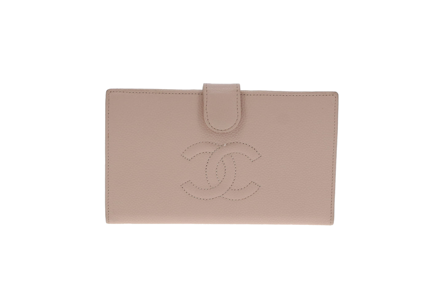 Chanel Wallet Pale Pink Caviar Vintage 2004/05