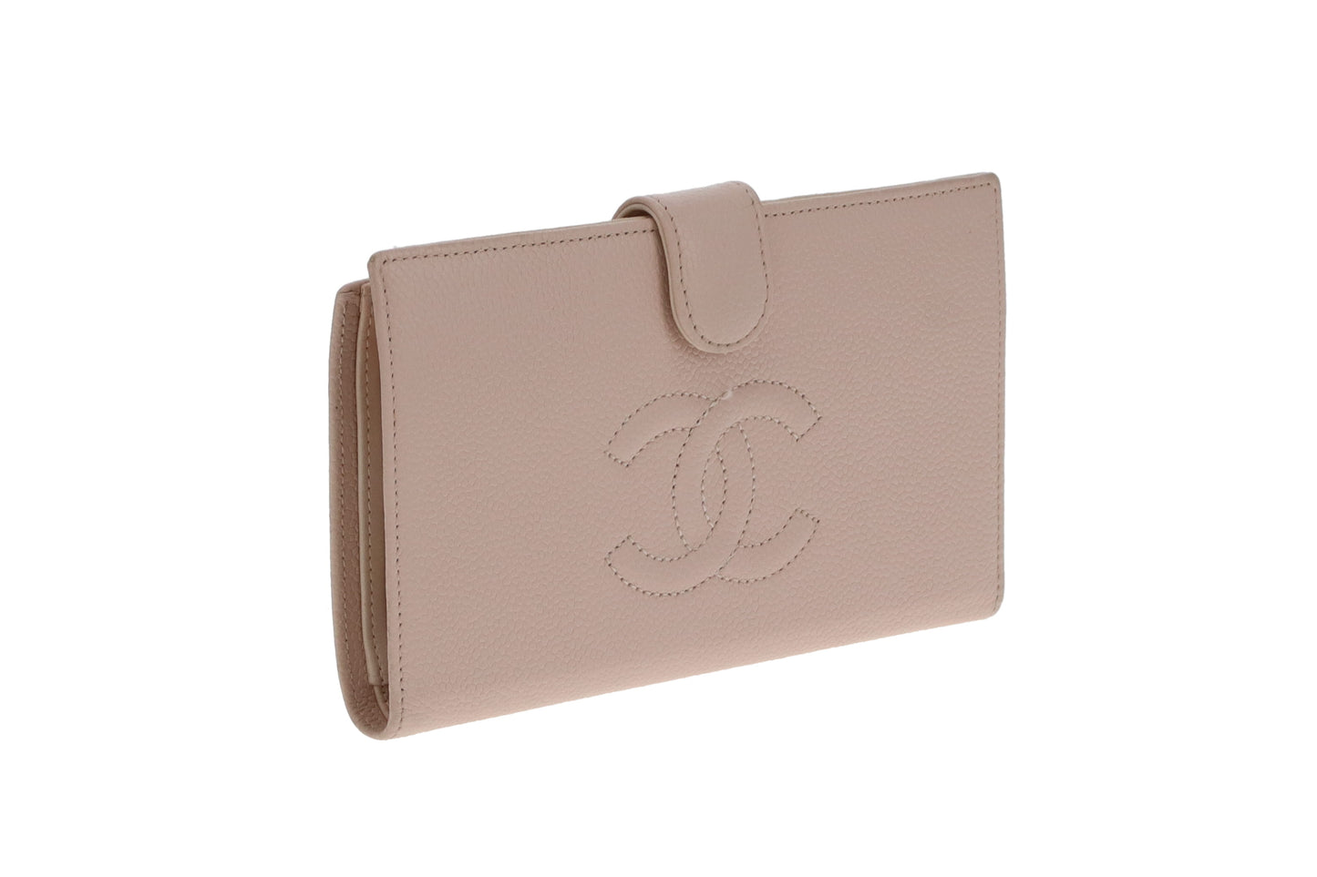 Chanel Wallet Pale Pink Caviar Vintage 2004/05