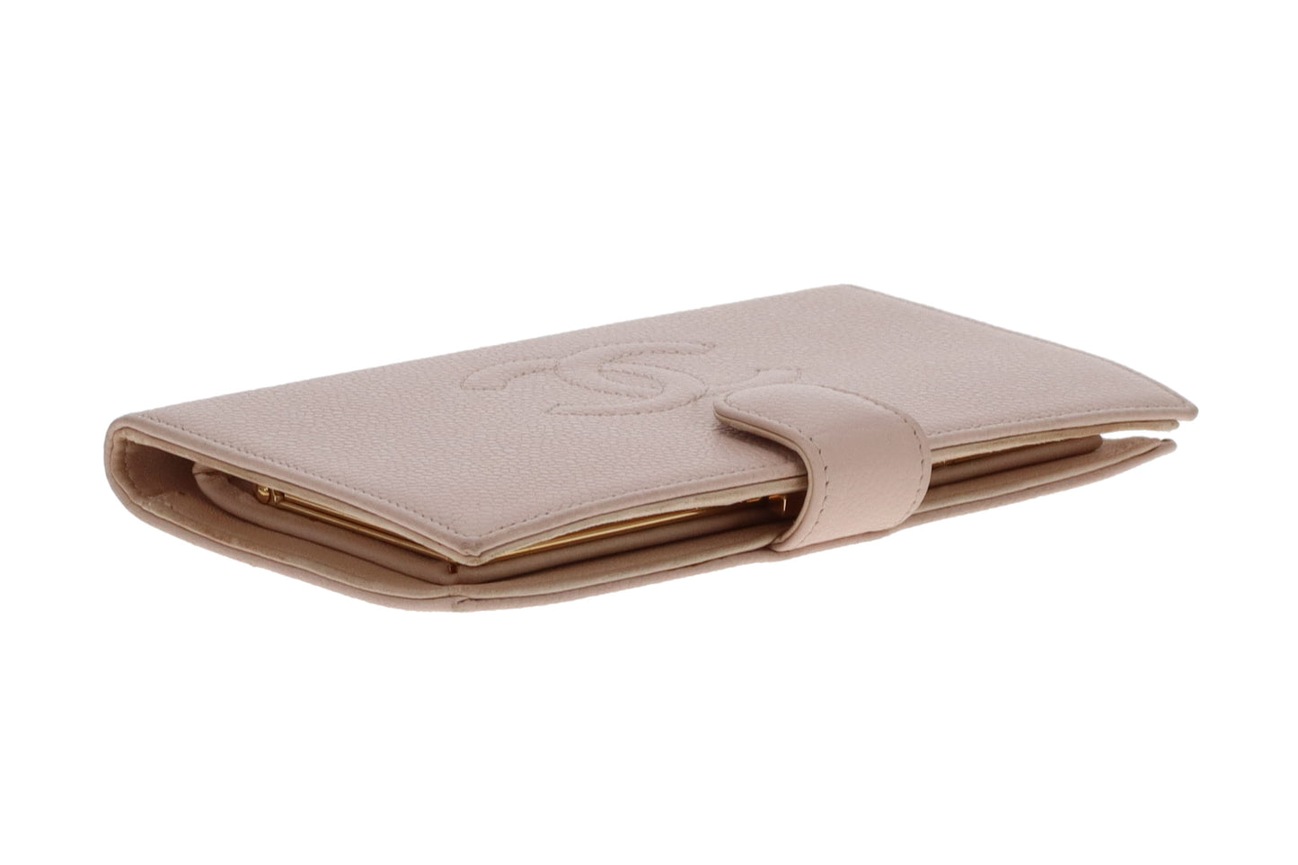Chanel Wallet Pale Pink Caviar Vintage 2004/05