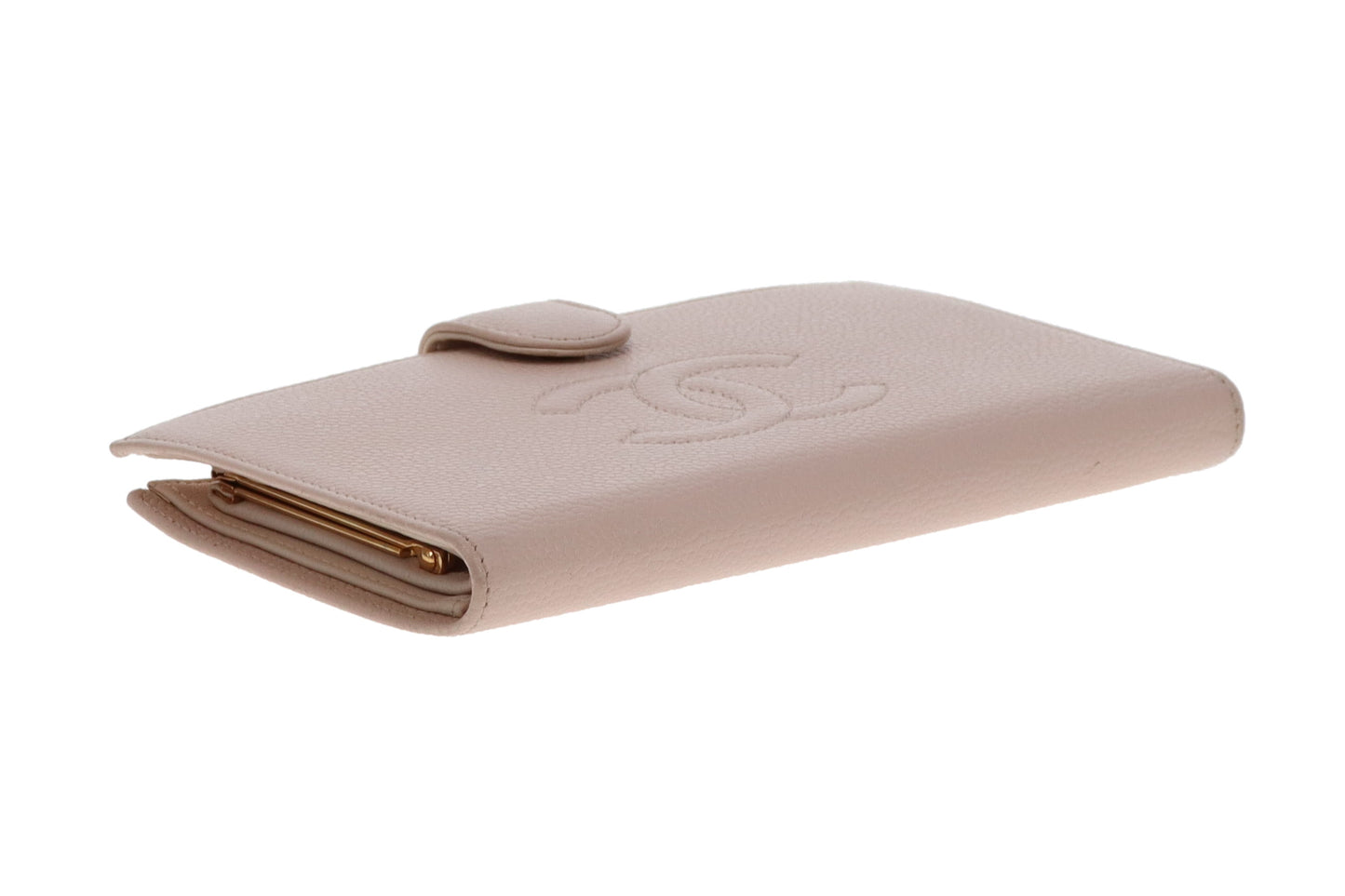 Chanel Wallet Pale Pink Caviar Vintage 2004/05