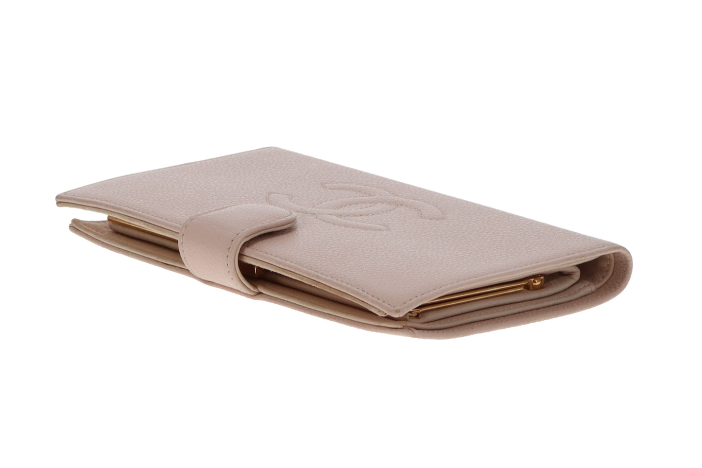 Chanel Wallet Pale Pink Caviar Vintage 2004/05