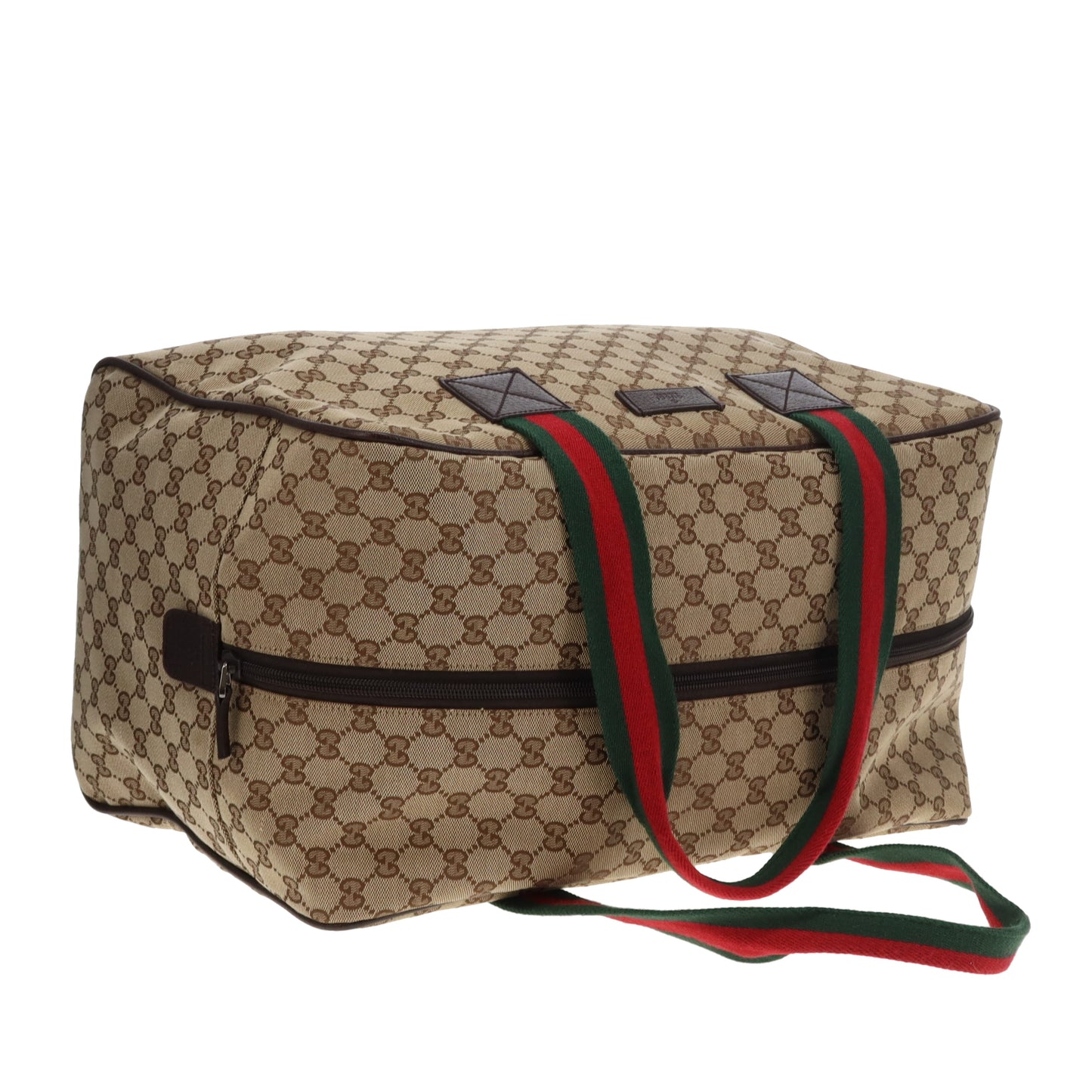 Sac de Voyage Polochon Gucci Web en Toile GG