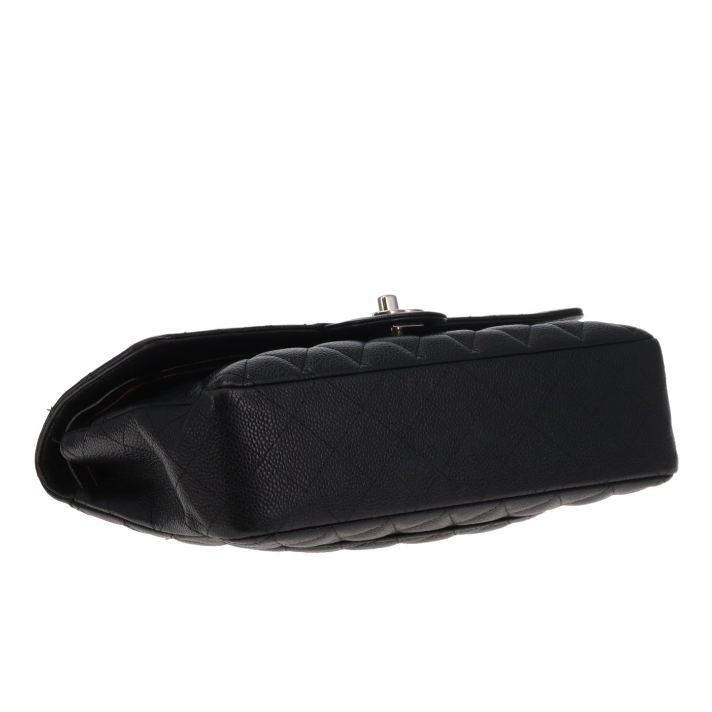 Chanel Classic Medium Double Flap Noir Caviar HW Argent 2011/12