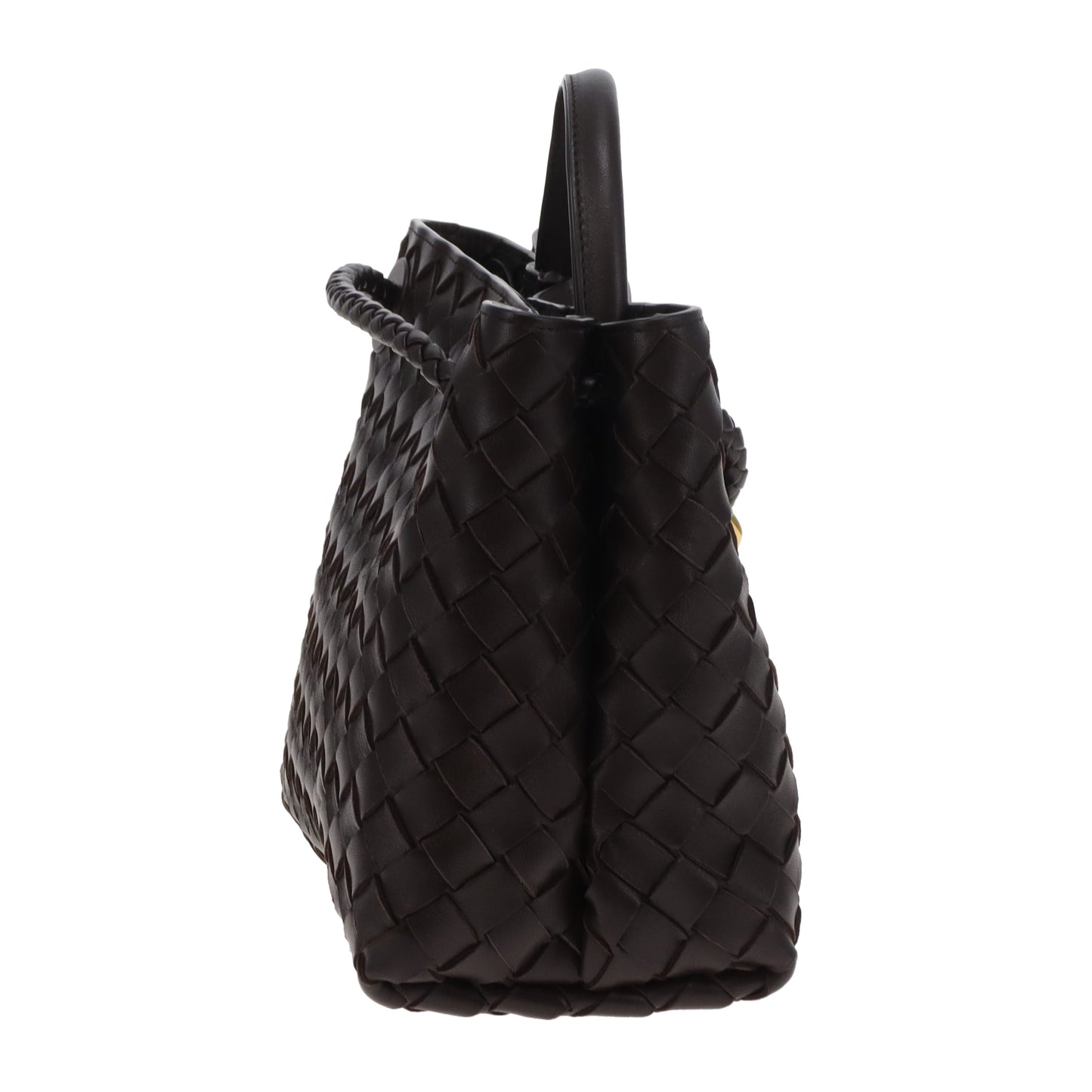 Bottega Veneta Andiamo Small Fondant Intrecciato GHW
