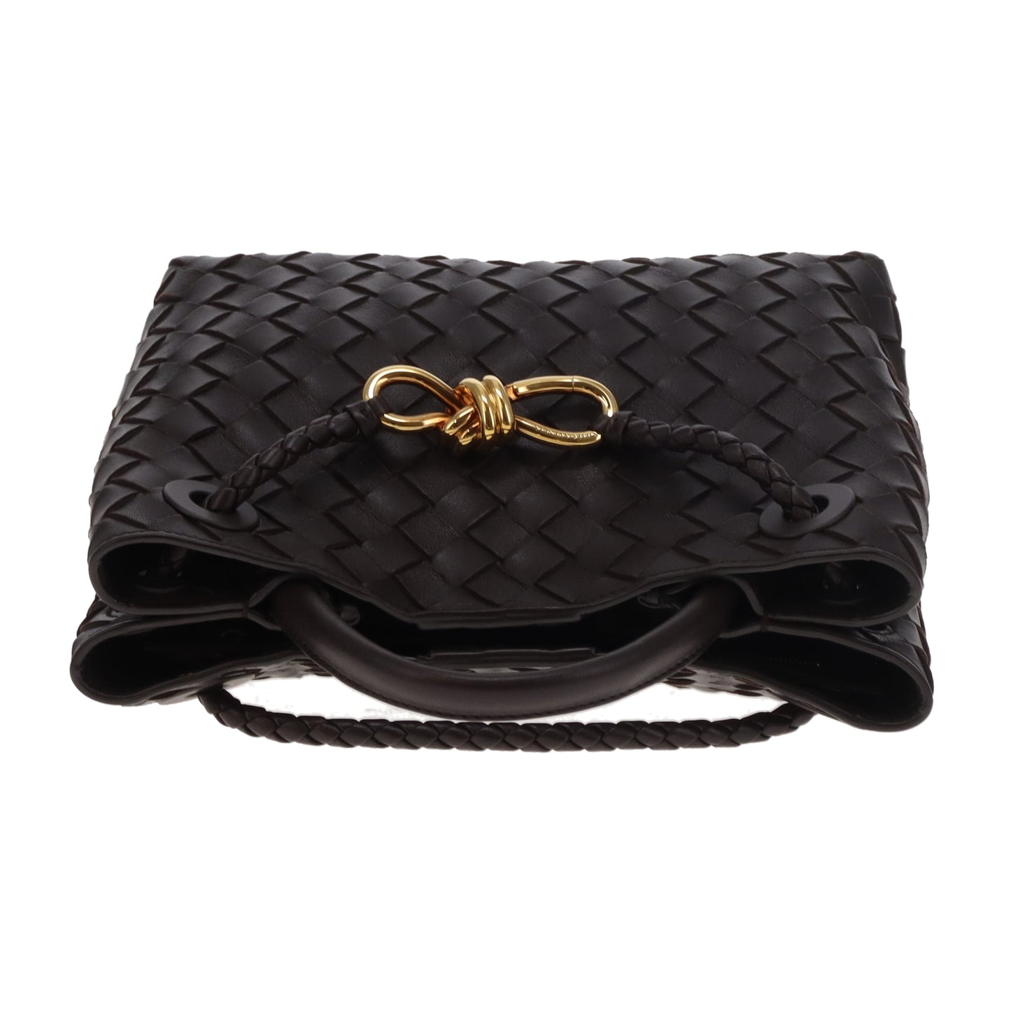 Bottega Veneta Andiamo Small Fondant Intrecciato GHW