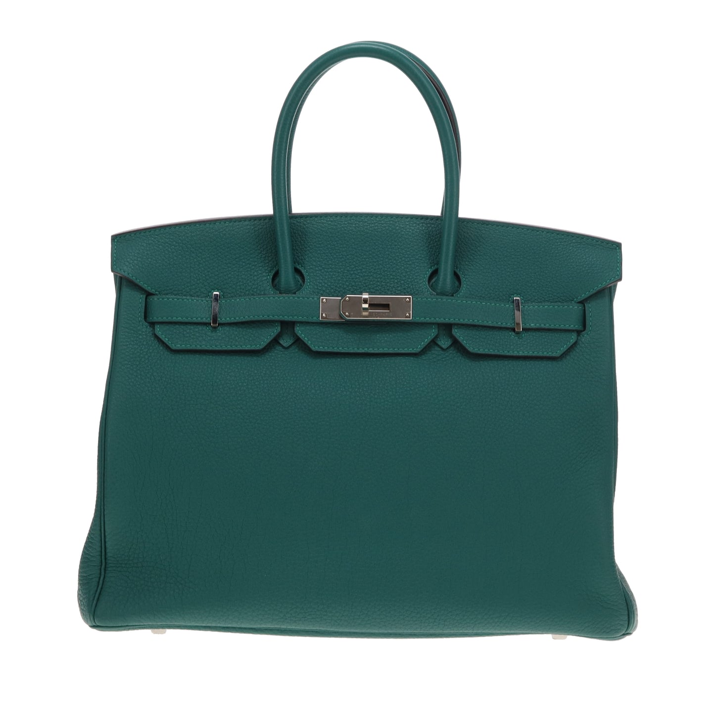 Hermes Birkin 35cm Retourne Malachite Togo PHW 2013