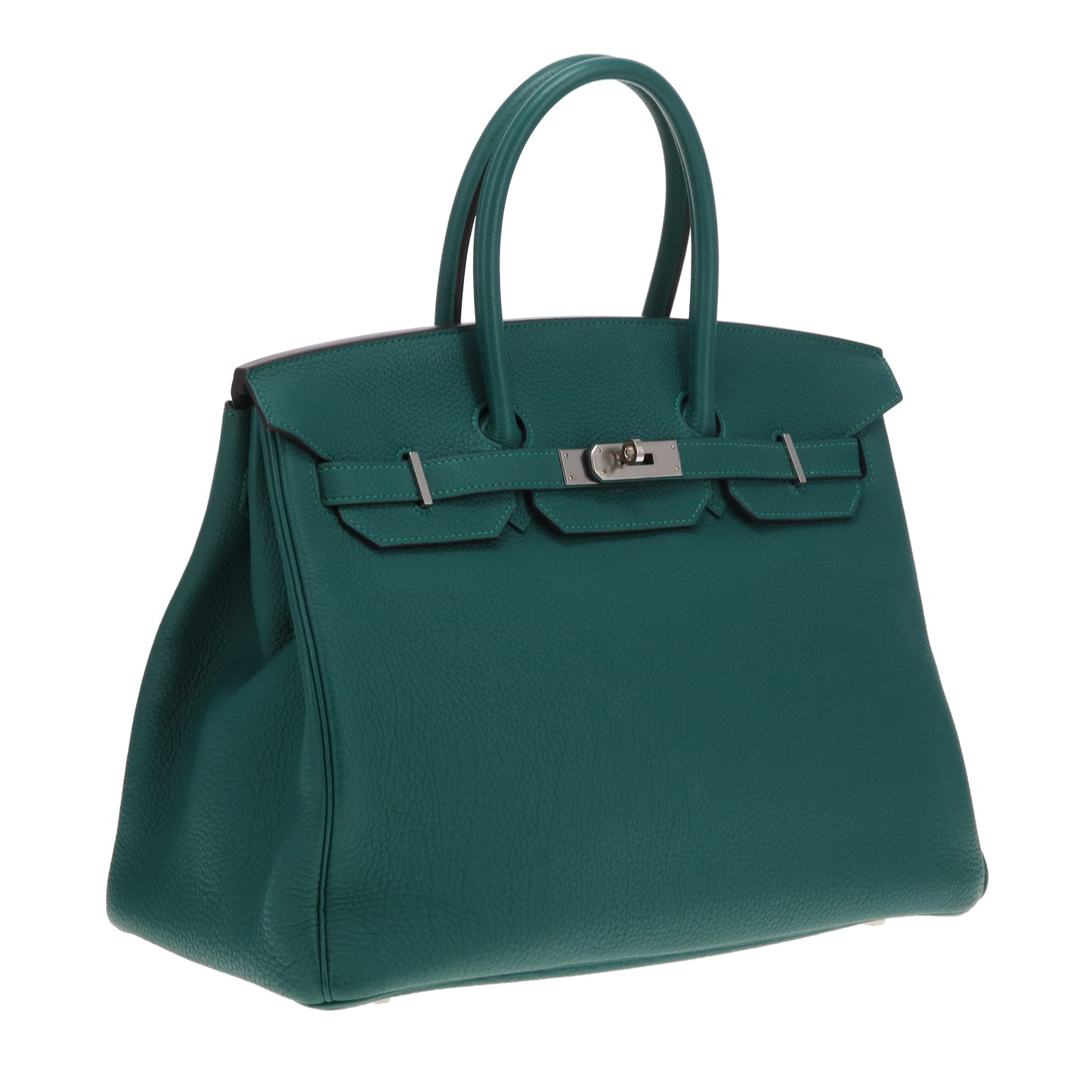 Hermes Birkin 35cm Retourne Malachite Togo PHW 2013