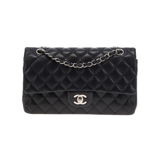 Chanel Classic Double Flap Bag Black Lambskin SHW 2008/09