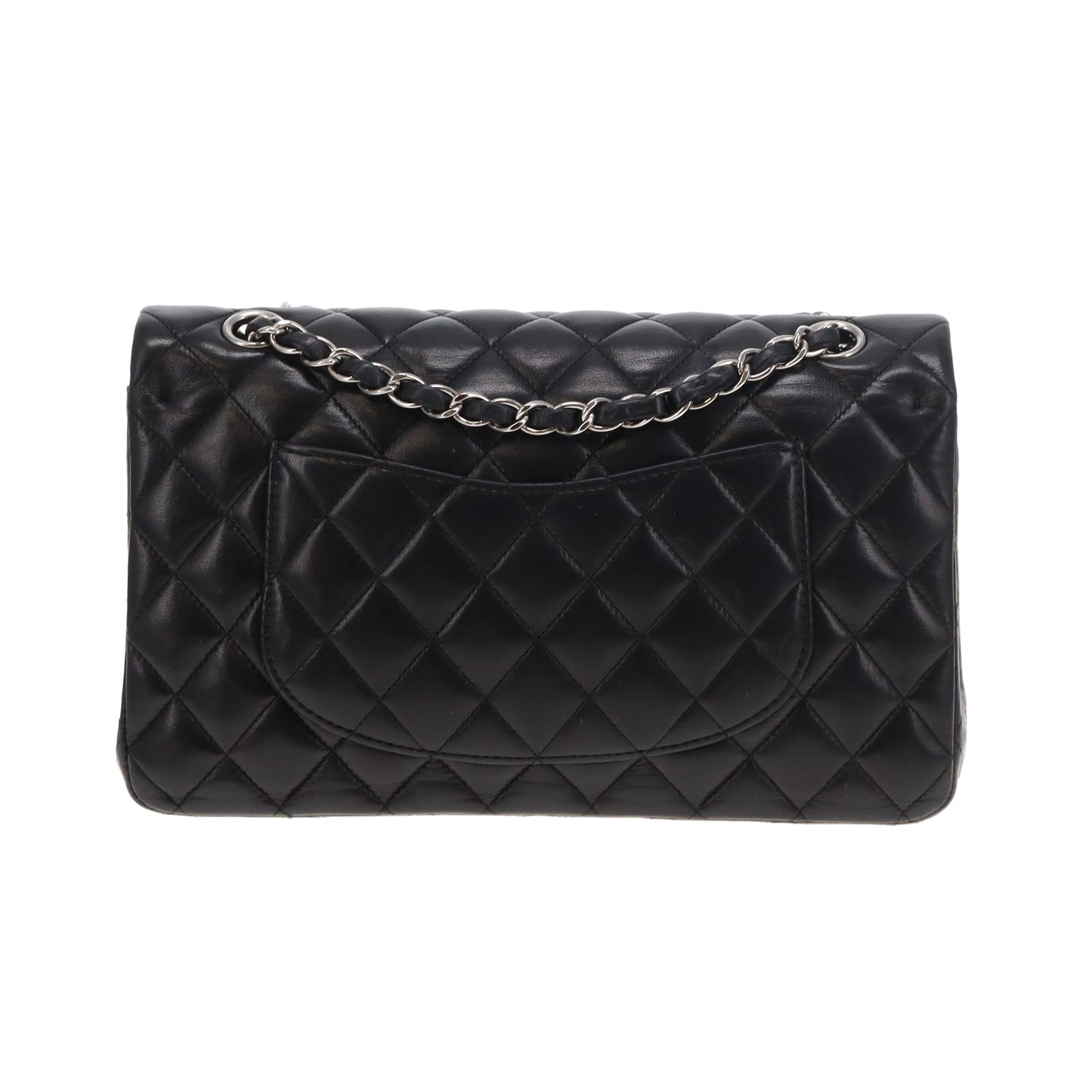 Chanel Classic Double Flap Bag Black Lambskin SHW 2008/09