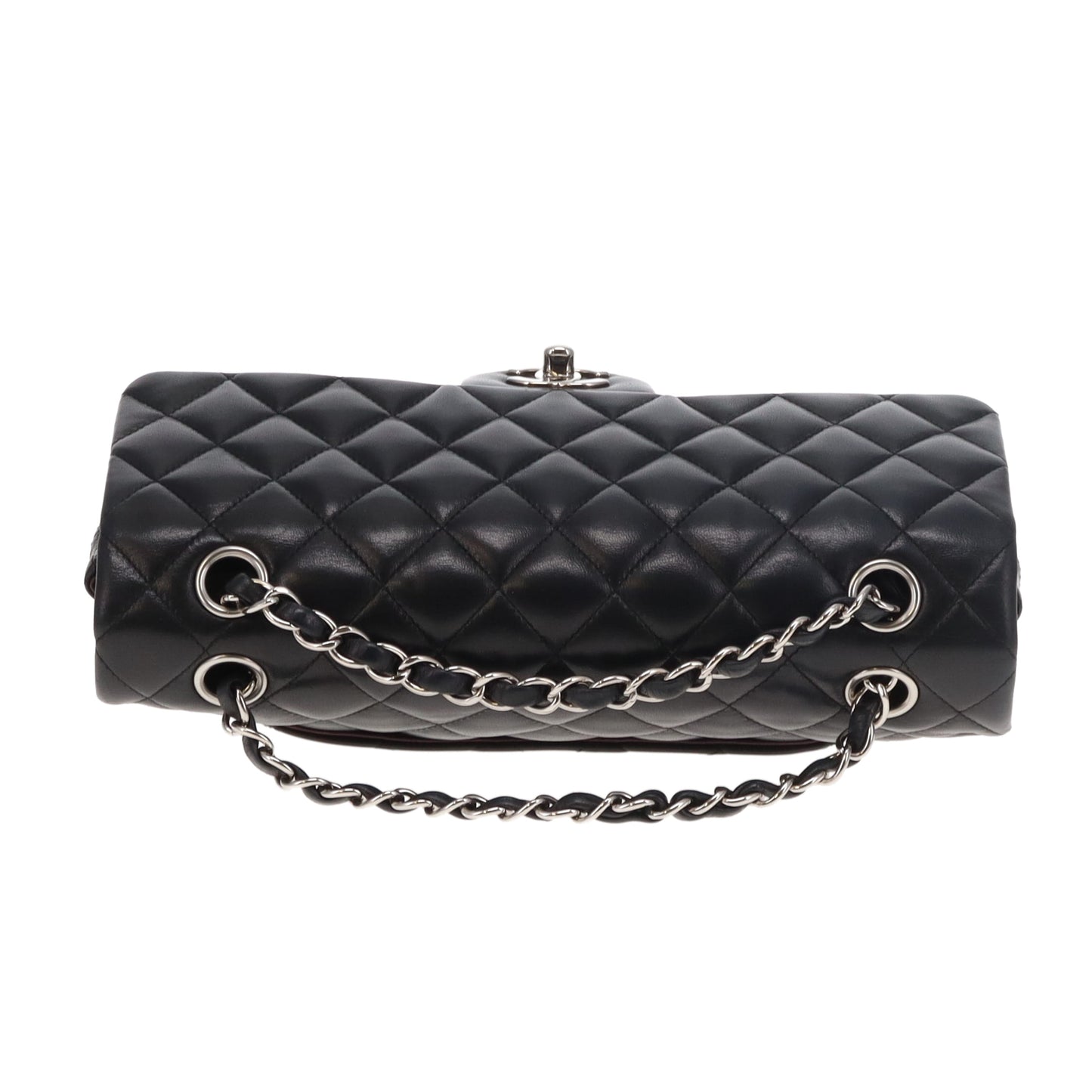 Chanel Classic Double Flap Bag Black Lambskin SHW 2008/09