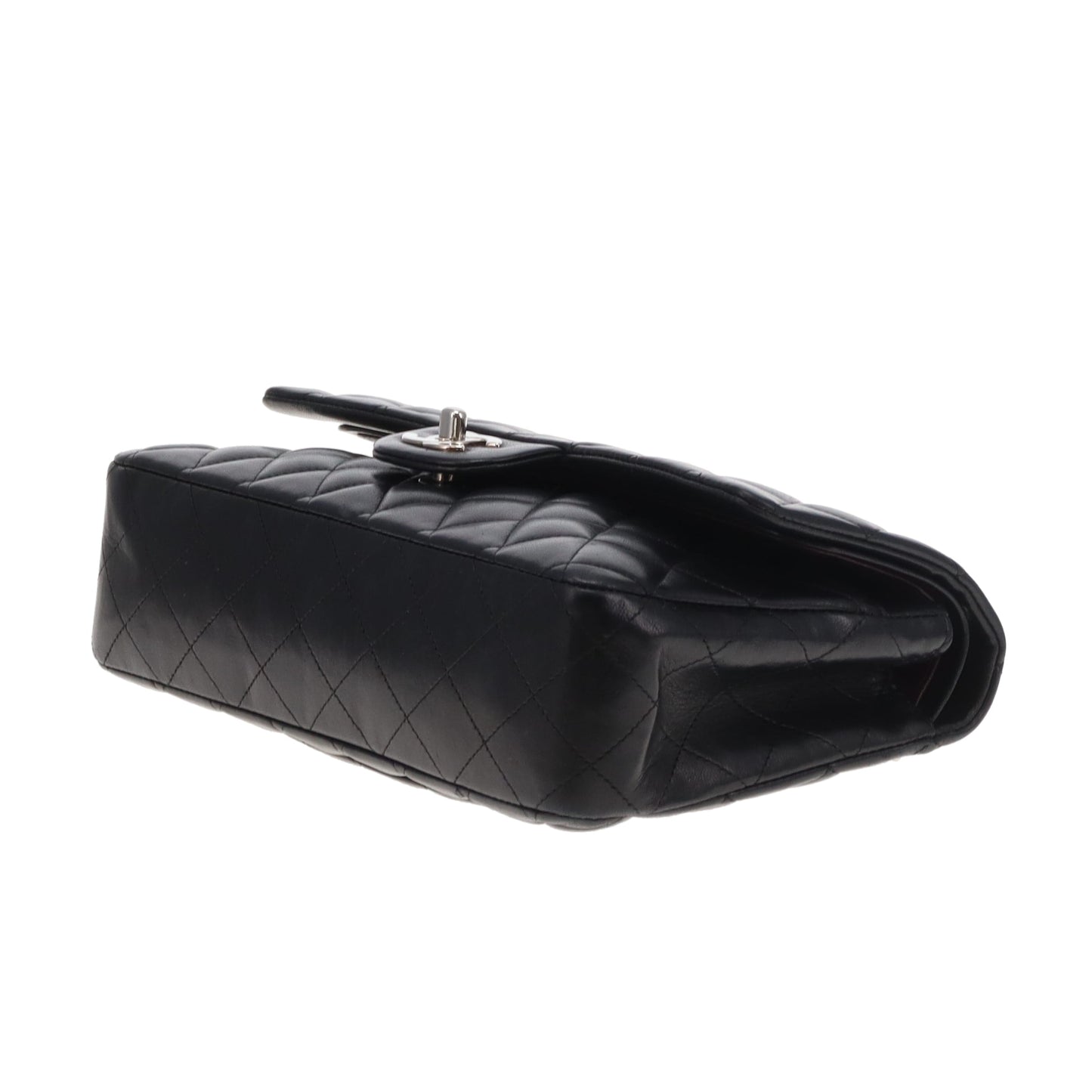 Chanel Classic Double Flap Bag Black Lambskin SHW 2008/09