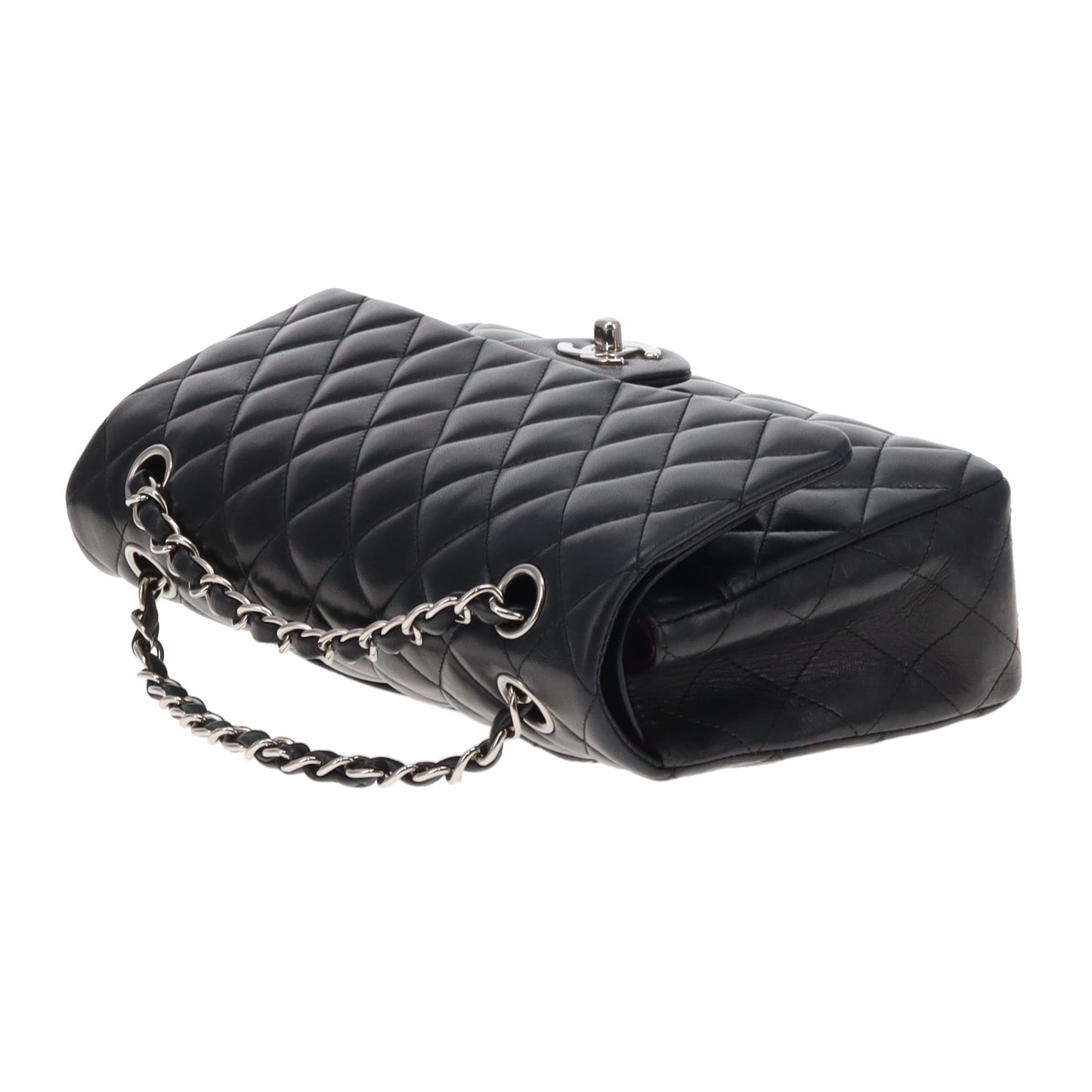 Chanel Classic Double Flap Bag Black Lambskin SHW 2008/09