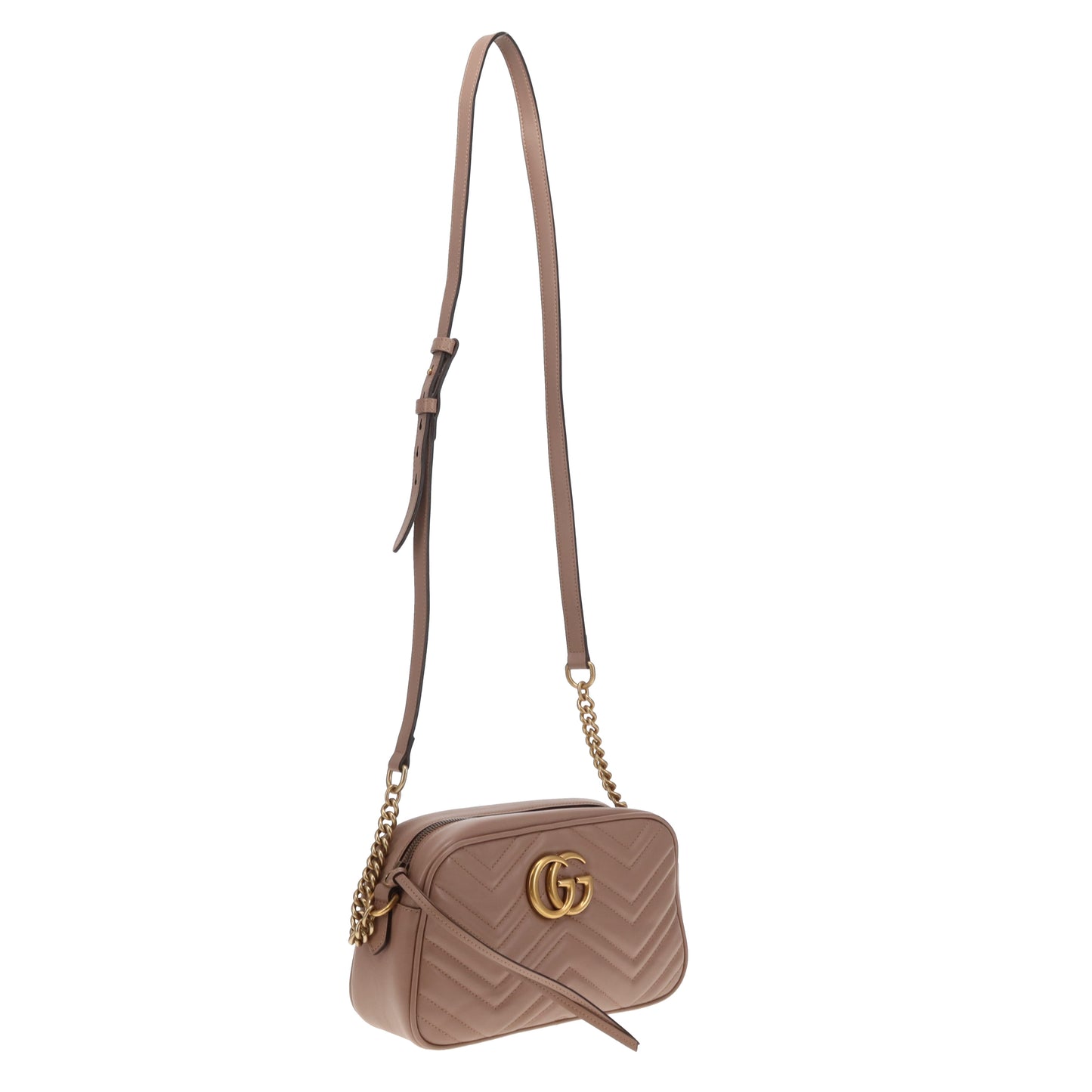 Gucci Marmont Camera Bag Small Dusty Pink GHW
