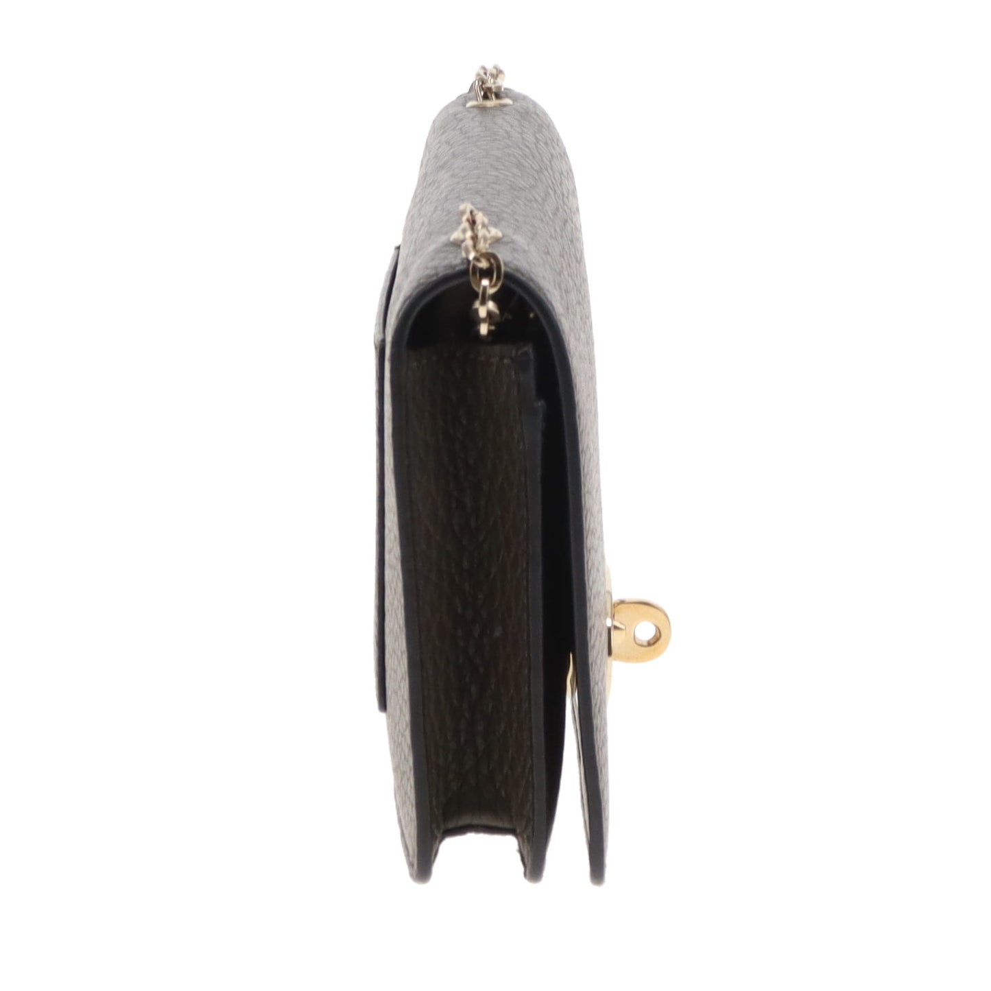 Mulberry Bayswater Clutch on Chain Khaki GHW