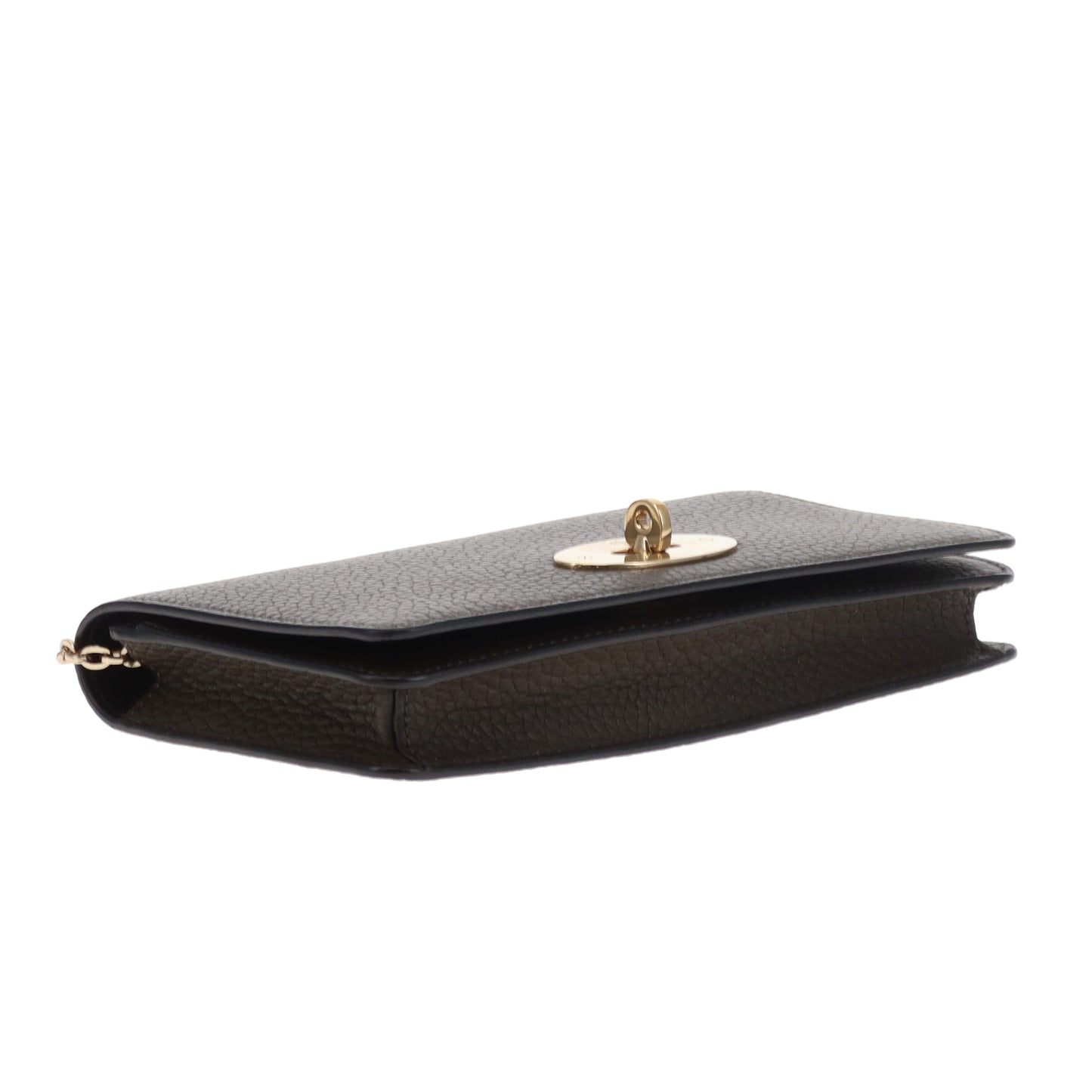 Mulberry Bayswater Clutch on Chain Khaki GHW