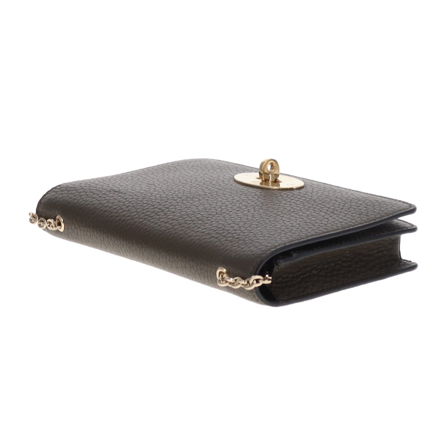 Mulberry Bayswater Clutch on Chain Khaki GHW