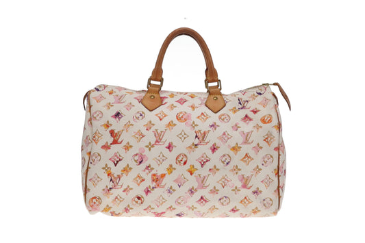 Louis Vuitton Speedy 35 Rare Richard Prince Aquarelle SP1038