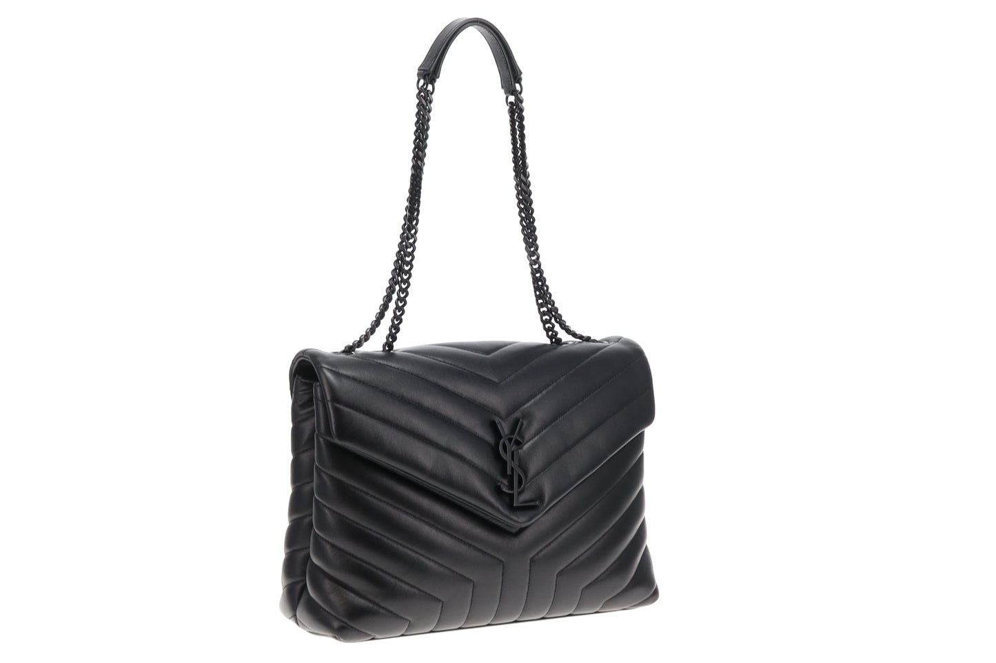 Saint Laurent Loulou Medium All Black 2021