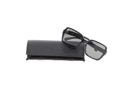 Chanel 5408 Square Logo Arm Sunglasses