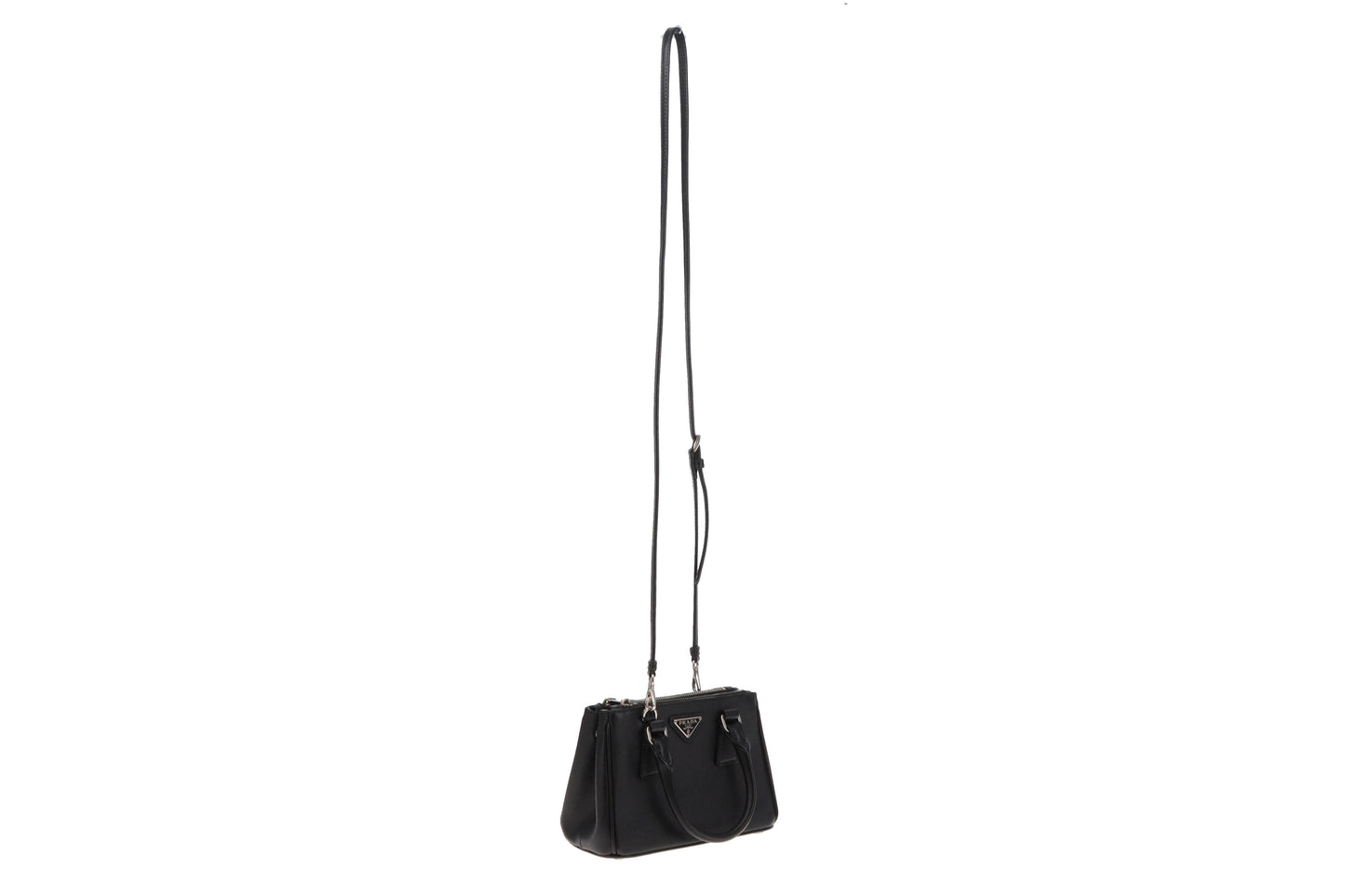 Prada Black Saffiano and SHW Mini Galleria Tote RRP €3300