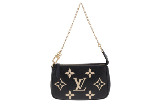 Louis Vuitton Pochette Accessoires Mini Bicolour Monogram Empreinte