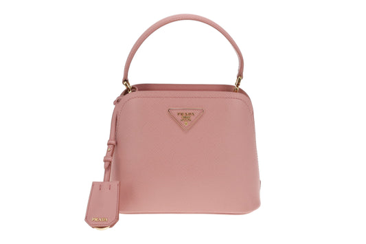 Prada Pesco Saffiano Cuir 2 Way Small Tote