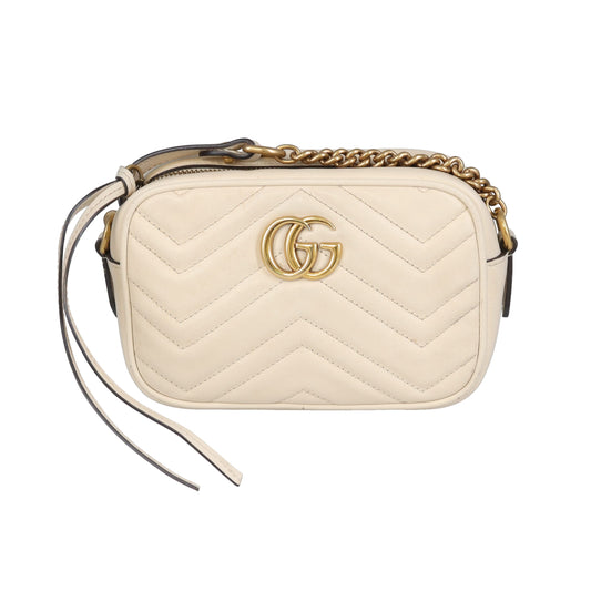 Gucci Marmont Old Model Mini Camera Bag Ivory GHW