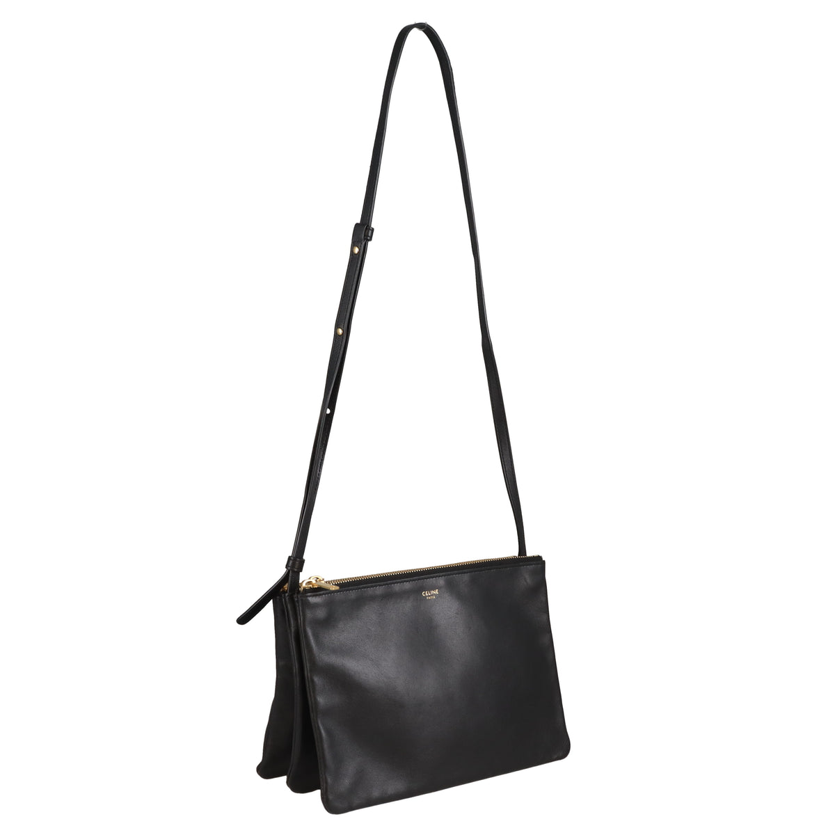 Celine Trio Crossbody Black GHW 2019